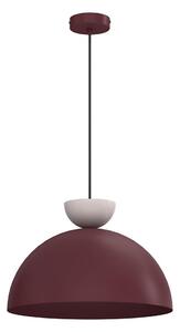 Luster na lanku NEVIS 1xE27/15W/230V pr. 38 cm bordový