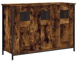 Komoda dymový dub 100x35x70 cm kompozitné drevo