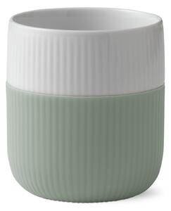 Porcelánový hrnček Fluted Contrast Lichen 350 ml