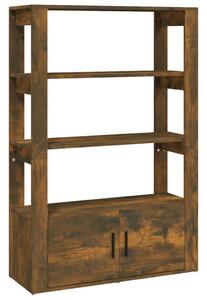 Komoda dymový dub 80x30x119,5 cm spracované drevo