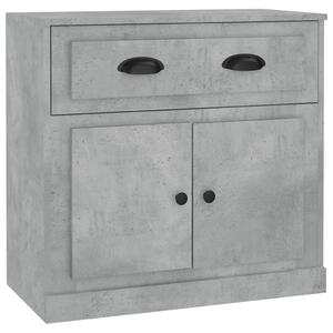 Komoda betónovo sivá 70x35,5x67,5 cm spracované drevo