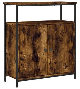Komoda dymový dub 70x30x80 cm kompozitné drevo