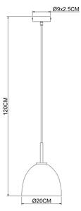 Globo 15464H - Luster na lanku ADARA 1xE27/60W/230V