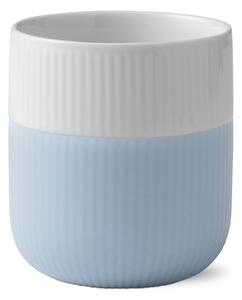 Porcelánový hrnček Fluted Contrast Dove Blue 350 ml