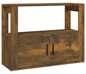 Komoda dymový dub 80x30x60 cm spracované drevo