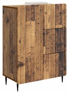 Servírovacia skriňa so zásuvkou Staré drevo 66 x 34,5 x 91,5 cm