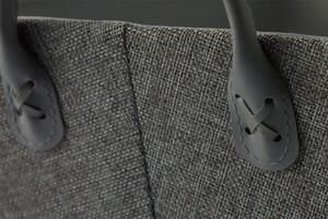 German OXALIS Textilný úložný box väčší / sivý