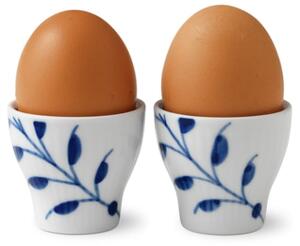 Porcelánové stojančeky na vajíčka Blue Fluted Mega – set 2 ks