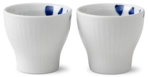 Porcelánové stojančeky na vajíčka Blue Fluted Mega – set 2 ks