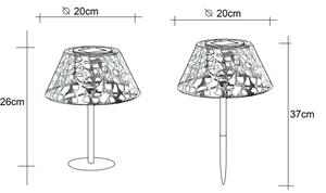 Globo 33648 - LED Solárne svietidlo SOLAR LED/0,06W/3V 3000K IP44