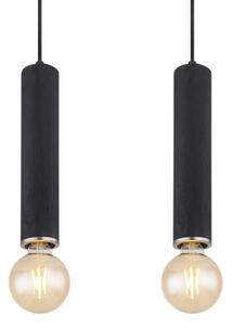 Globo 15499-4H - Luster na lanku MARION 4xE27/60W/230V čierne drevo
