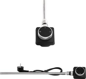 Elektrický ohrievač Spin pre kúpeľňový radiátor Kalorifier 600W Black