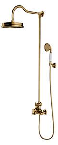 OMNIRES - Nástenný sprchovací set ARMANCE - zlatá - 120 cm