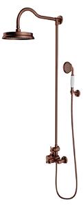 OMNIRES - Nástenný sprchový set ARMANCE - brúsená meď - 120 cm