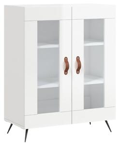 Komoda lesklá biela 69,5x34x90 cm spracované drevo