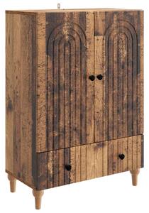 Servírovacia skriňa so zásuvkou Staré drevo 66 x 34,5 x 95 cm