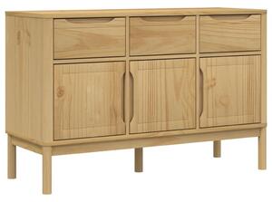 Komoda FLORO vosková hnedá 114x43x74 cm borovicový masív