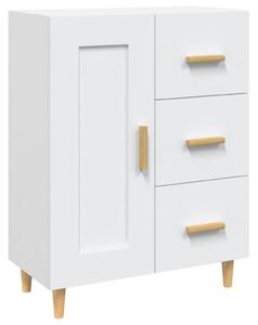 Komoda biela 69,5x34x90 cm spracované drevo