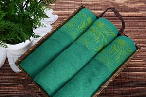 Bambusový uterák PALMA zelený