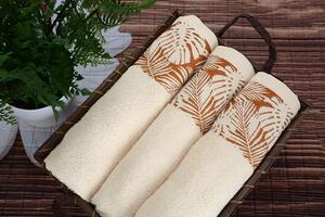 Bambusový uterák PALMA béžový