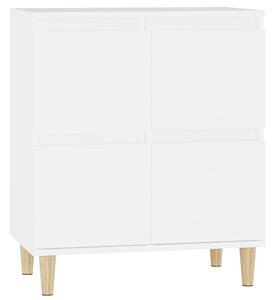 Komoda biela 60x35x70 cm spracované drevo