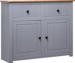 Komoda sivá 93x40x80 cm borovicový masív Panama Range