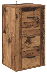 Servírovacia skriňa so zásuvkou Staré drevo 40 x 33 x 70 cm