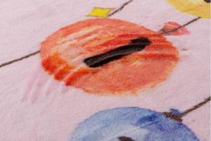 Dywany Lusczow Detský koberec BALLOONS ružový
