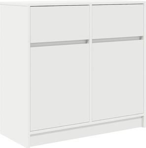 Komoda so zásuvkou, biela 80x34x76 cm, kompozitné drevo