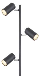 Globo 57910SB - Stojacia lampa ROBBY 3xGU10/5W/230V čierna