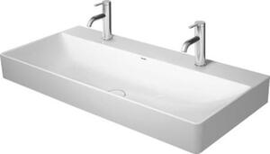Dvojumývadlo Duravit DuraSquare 100x47 cm dva otvory pre batériu 2353100043