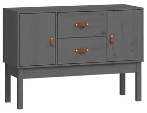 Komoda sivá 110x40x78 cm borovicový masív