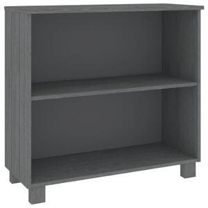 Komoda HAMAR, tmavosivá 85x35x80 cm, borovicový masív