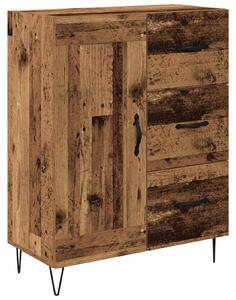 Servírovacia skriňa so zásuvkou Staré drevo 69,5 x 34 x 90 cm