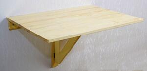 Stôl nástenný skladací drevený