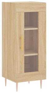 Komoda dub sonoma 34,5x34x90 cm spracované drevo