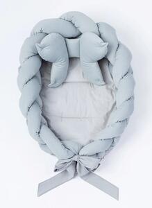 BELISIMA Hniezdo pre bábätko Vrkoč Grey 85x55 cm P02-0688