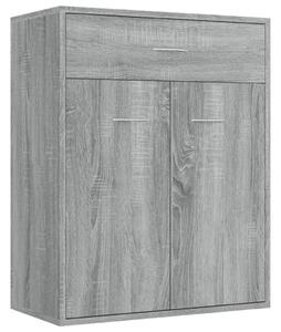 Komoda sivý dub sonoma 60x30x75 cm spracované drevo