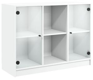 Komoda, biela 102x37x75,5 cm, kompozitné drevo