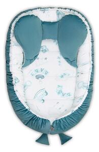 BELISIMA Hniezdo pre bábätko obojstranné bavlnené Baby Boy 85x55 cm P02-0736
