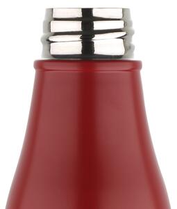 Fľaša na pitie z nehrdzavejúcej ocele Bergner 500 ml / červená