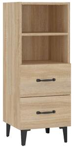 Komoda vo farbe dubu sonoma 34,5x34x90 cm spracované drevo