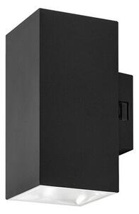 Rabalux 77157 vonkajšie nástenné LED svietidlo Urfa, 18W, IP65, čierna, 16 cm