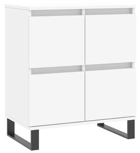Komoda biela 60x35x70 cm spracované drevo