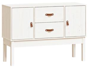 Komoda biela 110x40x78 cm borovicový masív