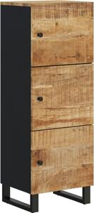 Komoda s 3 dvierkami 40x33x110 cm masívny mangovník a železo