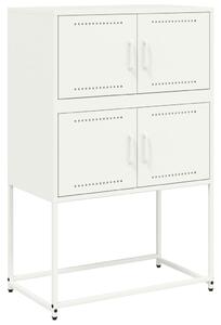 Komoda biela 68,5x38,5x107 cm oceľ
