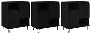Servírovacia skriňa 3 pcs Čierny dub 60 x 35 x 70 cm