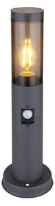 Globo 3158SAS - Vonkajšia lampa so senzorom BOSTON 1xE27/15W/230V 45 cm IP44