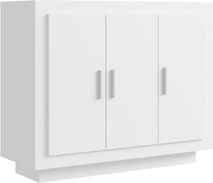 Komoda biela 92x35x75 cm spracované drevo
